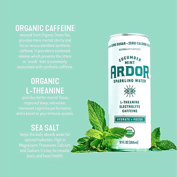 Cucumber Mint Sparkling Water