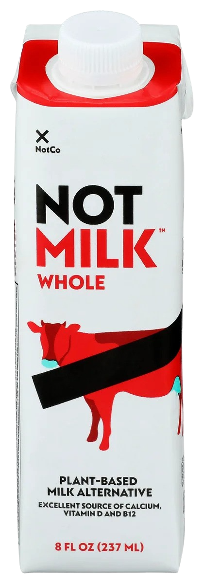 Not Milk Plant Based Whole Milk