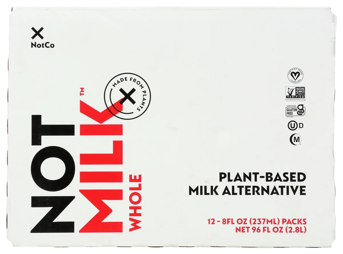 Not Milk Plant Based Whole Milk