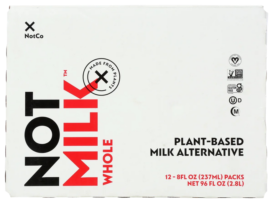 Not Milk Plant Based Whole Milk