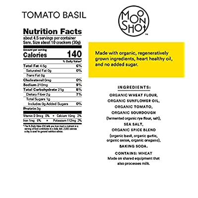 Organic Tomato Basil Crackers