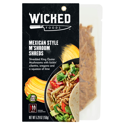 Mexican Style M'Shroom Shreds