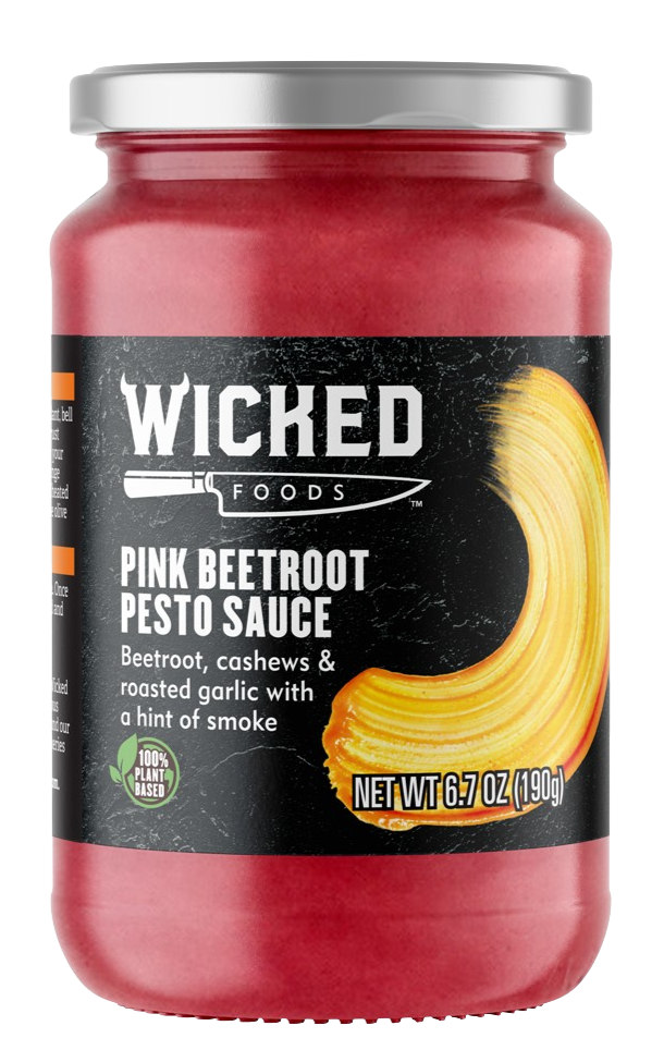 Pink Beetroot Pesto Sauce