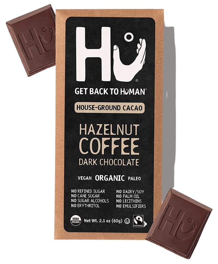 Organic Hazelnut Coffee Dark Chocolate Bar
