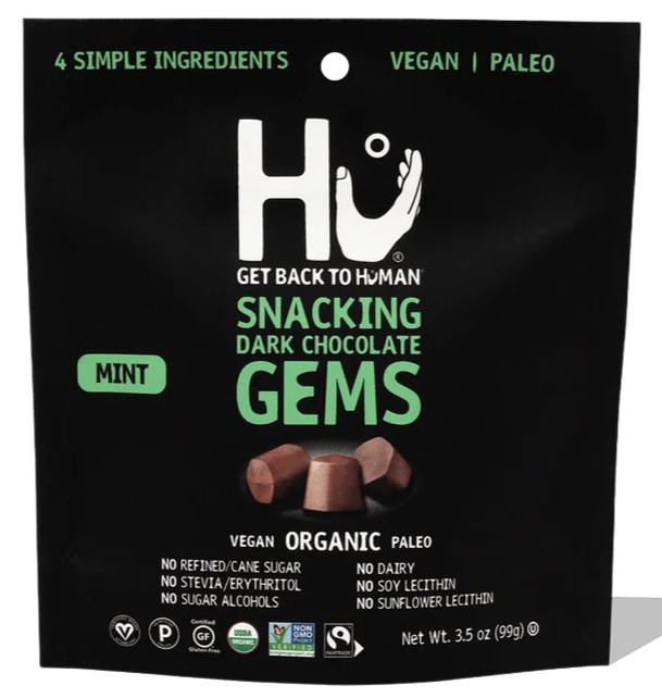 Organic Mint Snacking Dark Chocolate Gems