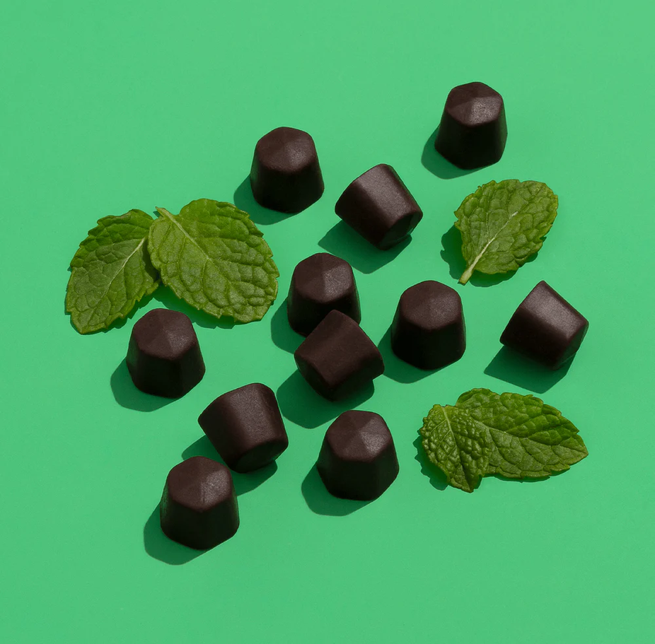 Organic Mint Snacking Dark Chocolate Gems