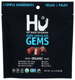 Organic Snacking & Baking Dark Chocolate Gems