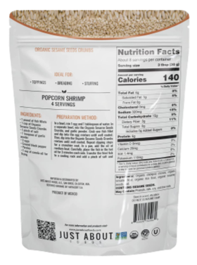 Organic & Gluten Free Sesame Seeds Crumbs