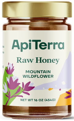 100% Pure Raw Honey Mountain Wildflower