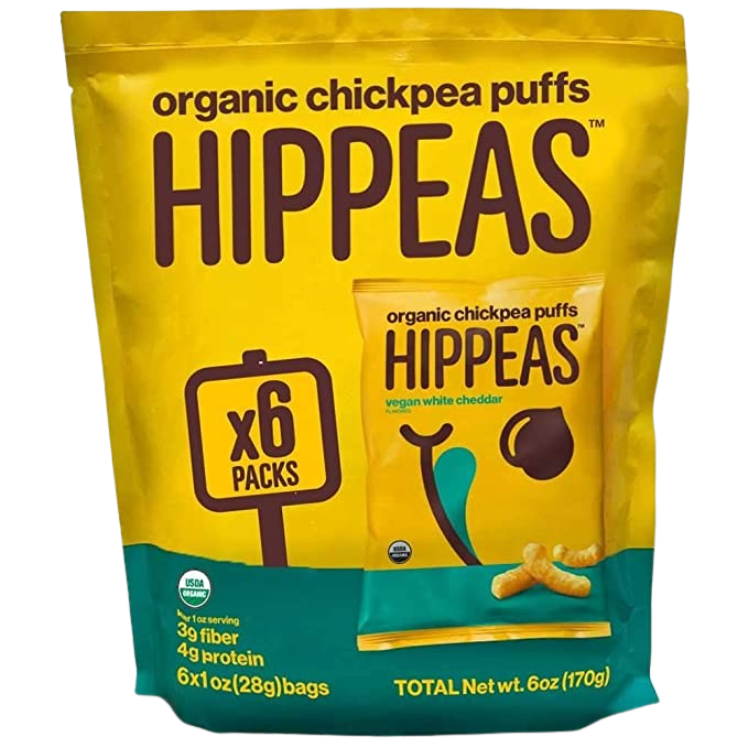 Organic Vegan White Cheddar Chickpea Puffs 6ct