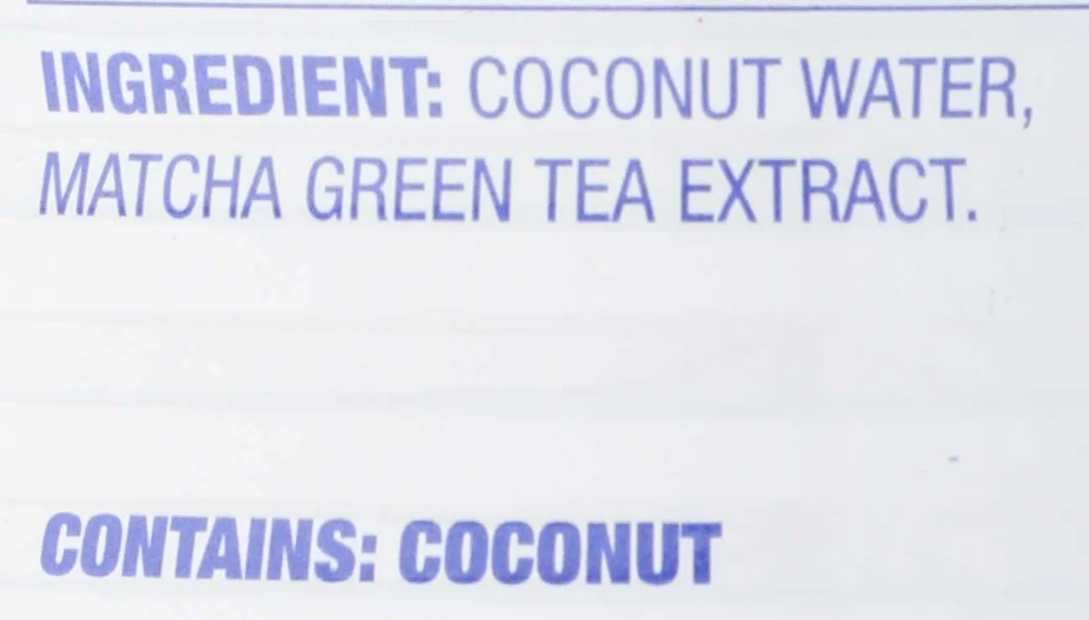 Matcha Coconut Water