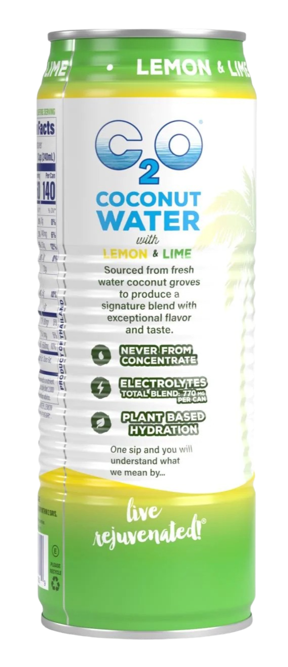 Lemon And Lime Coconut Water (12 Pack)