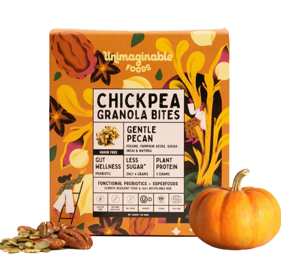 Gentle Pecan Chickpea Granola