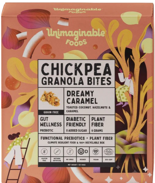 Caramel Chickpea Granola Bites