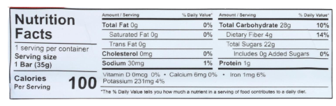 Bar Fruit Apple + Banana