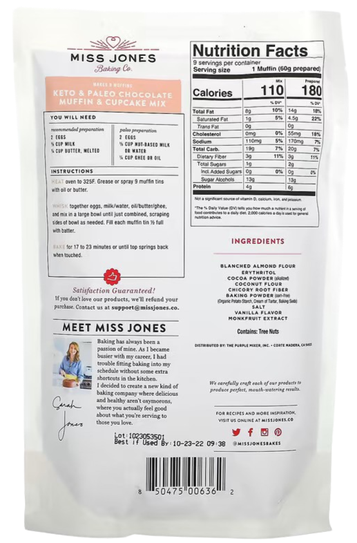 Keto Chocolate Muffin Mix
