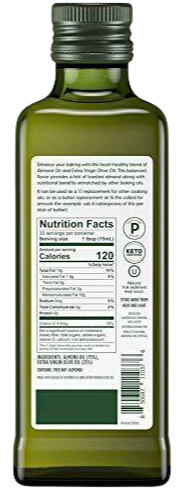 Baking Blend Almond Oil & Extra Virgin Olive Oil