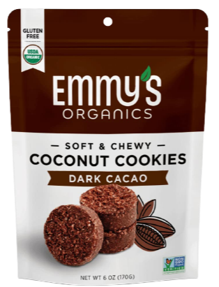 Organic Dark Cacao Coconut Cookies