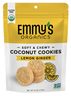 Lemon Ginger Coconut Cookies