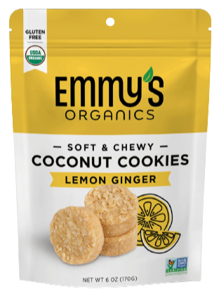 Lemon Ginger Coconut Cookies