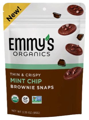 Organic Mint Chip Brownie Snaps