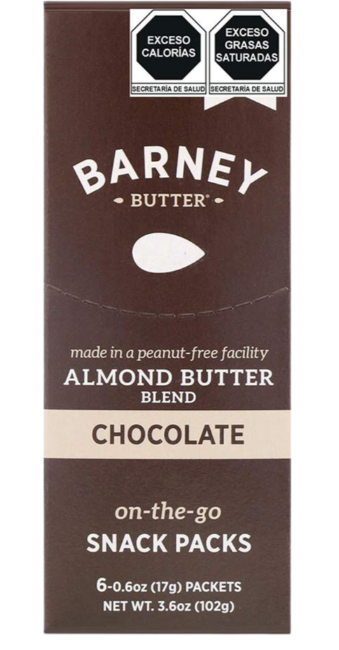 Almond Butter Chocolate On-the-Go Snack Packs (6 Pack)