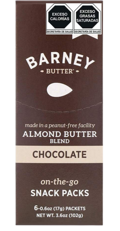 Almond Butter Chocolate On-the-Go Snack Packs (6 Pack)
