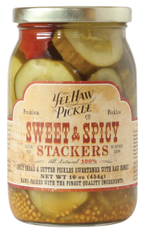 Sweet & Spicy Stacker Pickles