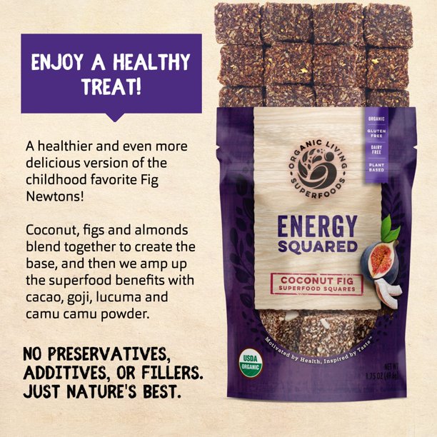 Energy Squares Coconut Fig