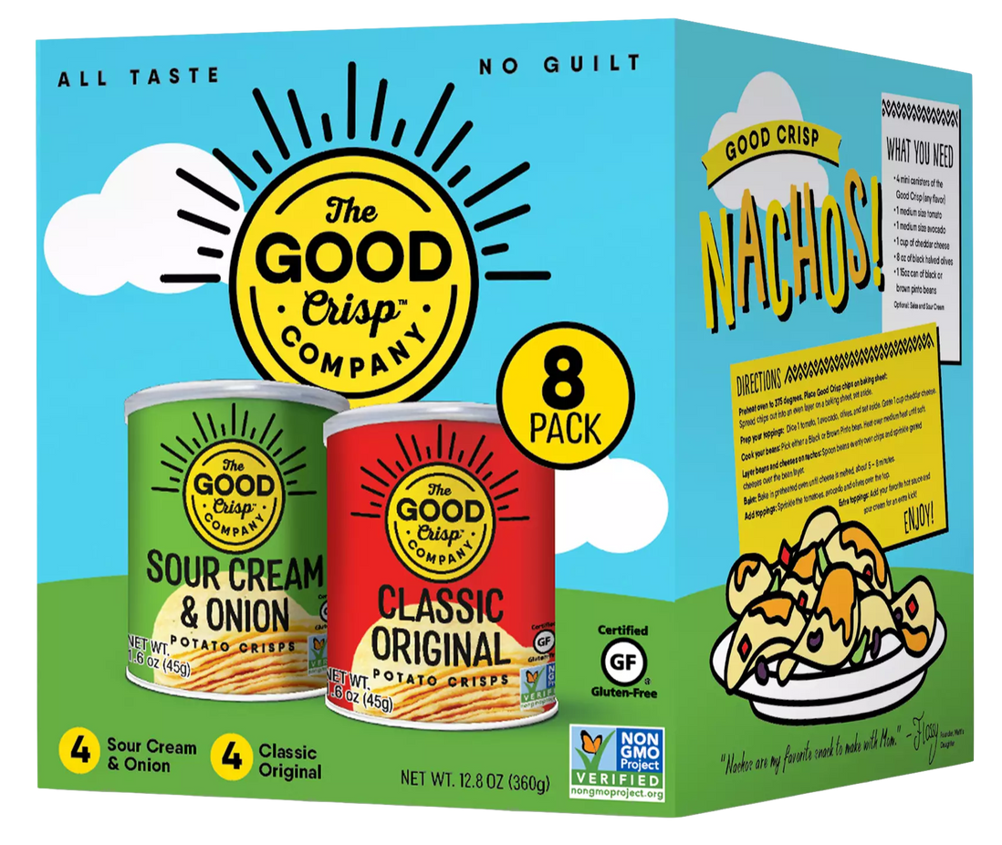 Potato Crisp Original and Sour Cream & Onion Variety Pack (8 Pack)