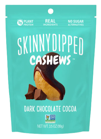 Dark Chocolate Cocoa Dipped Cashews
