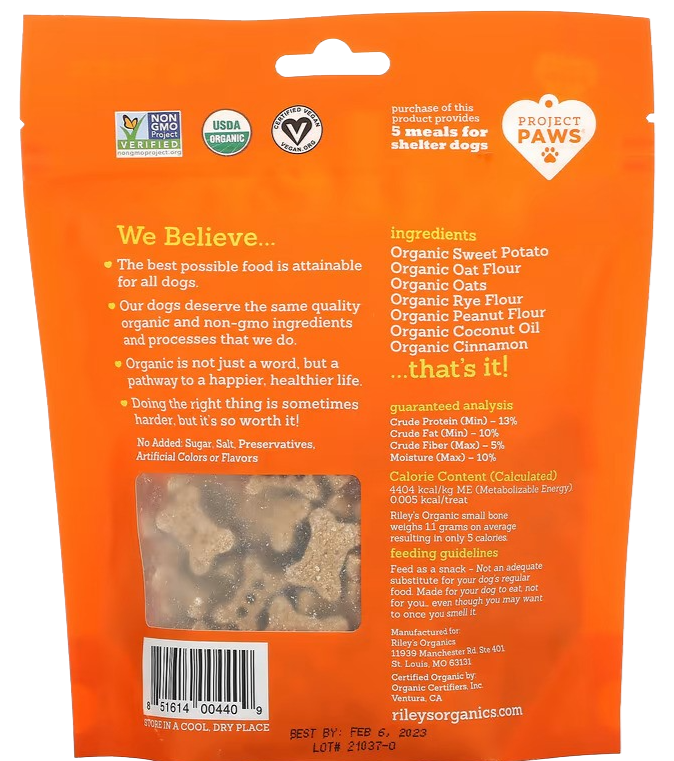 Sweet Potato Small Dog Treat