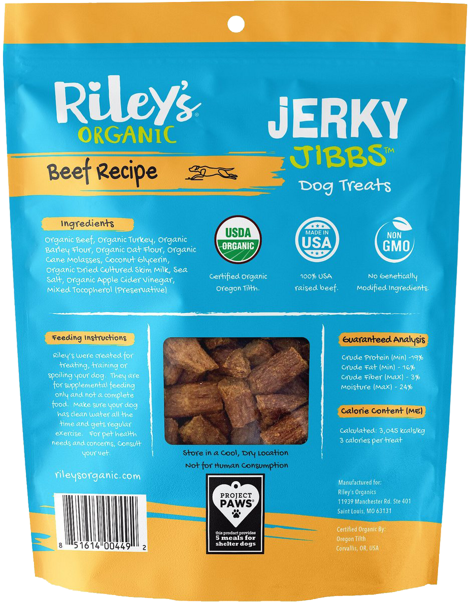 Jerky Jibbs Beef Recipe Dog Treats