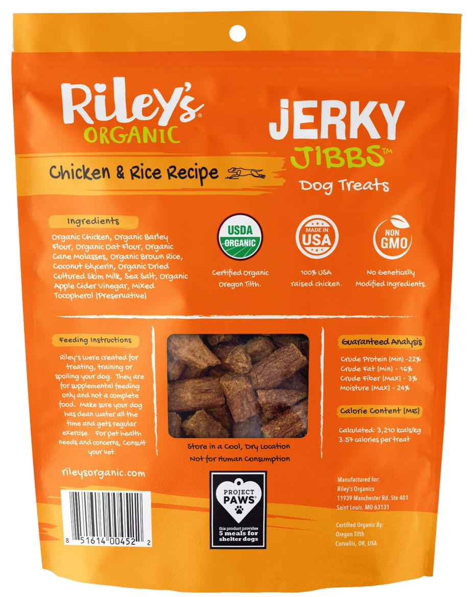 Organic Chicken Jerky Dog Treats