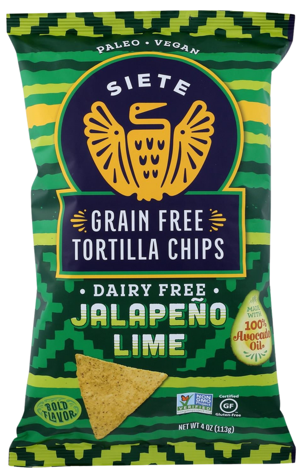 Grain Free Jalapeno Lime Tortilla Chips