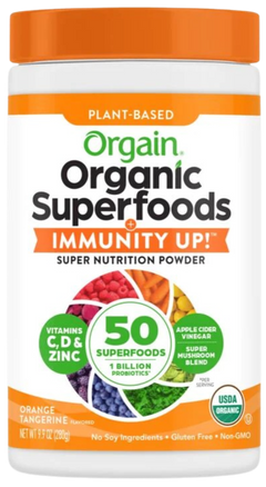 Organic Orange Tangerine Superfood Nutrition Powder