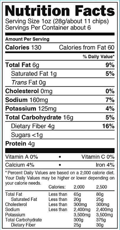 Cheddar Sour Cream Bean Chips