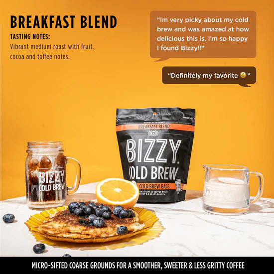 Organic Cold Brew Coffe Breakfast Blend (4 Bags)