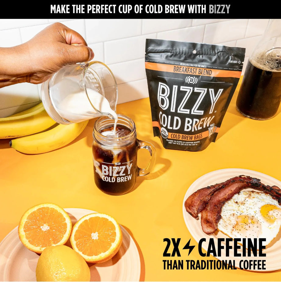 Organic Cold Brew Coffe Breakfast Blend (4 Bags)