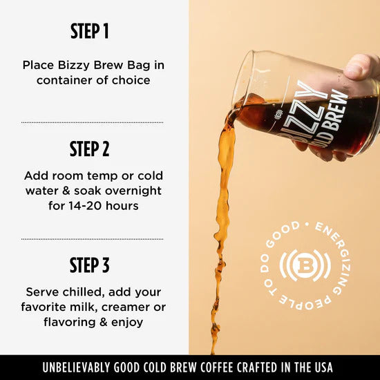 Organic Cold Brew Coffe Breakfast Blend (4 Bags)