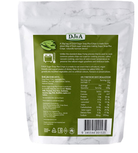 Sugar Snap Peas Crisps