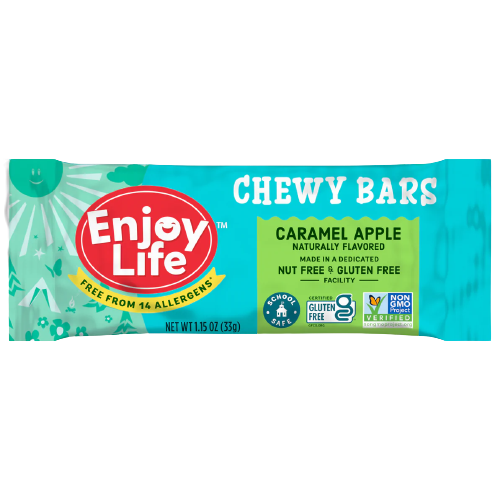 Gluten Free Caramel Apple Snack Bar