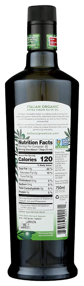 Organic Extra Virgin Olive Oil