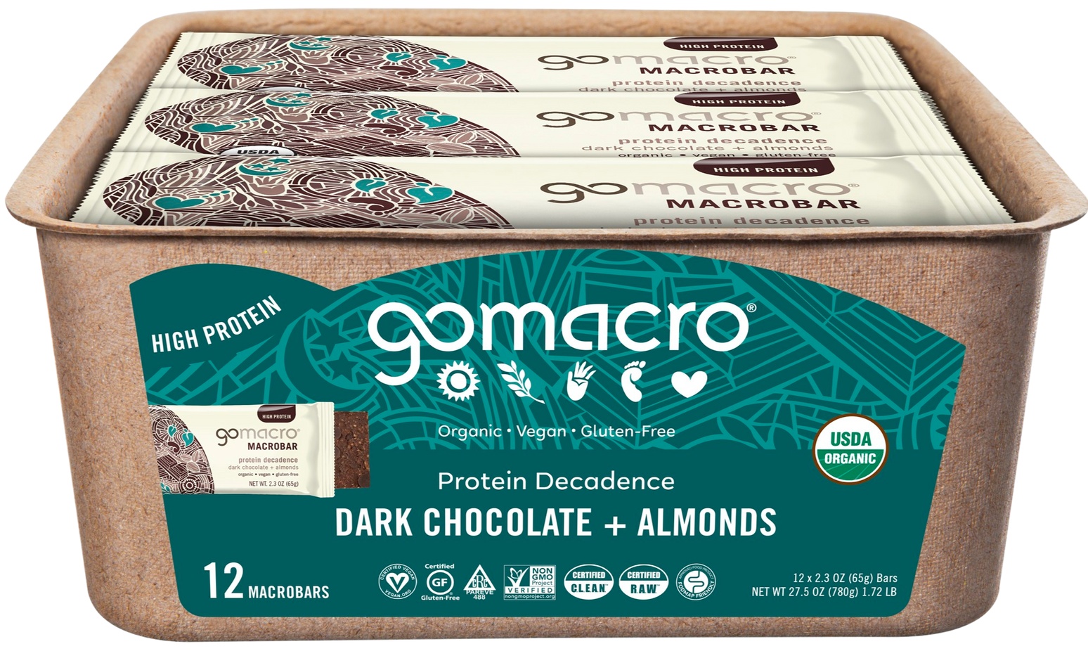 Dark Chocolate & Almond Marcobar (12 Pack)