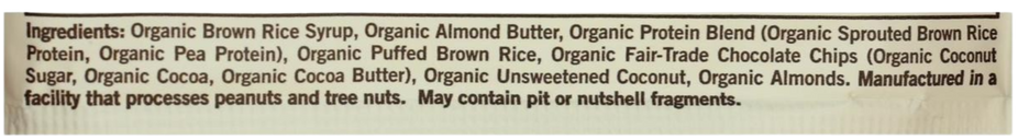 Coconut Almond Butter Chocolate Chip Marcobar (12 CT)