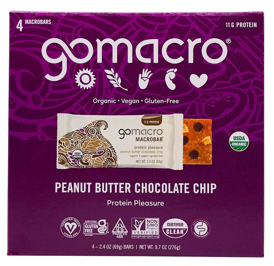 Organic Peanut Butter Chocolate Chip Bar (4 Ct)