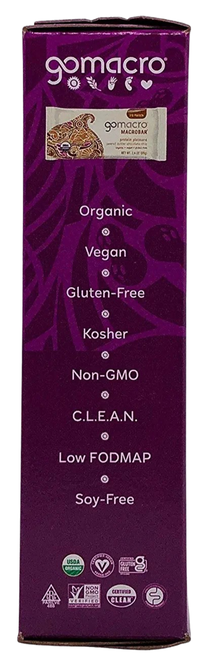 Organic Peanut Butter Chocolate Chip Bar (4 Ct)