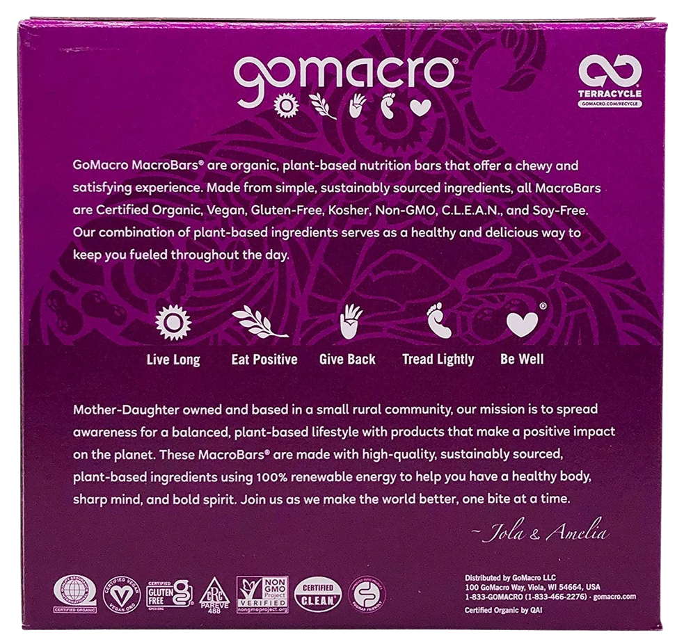 Organic Peanut Butter Chocolate Chip Bar (4 Ct)