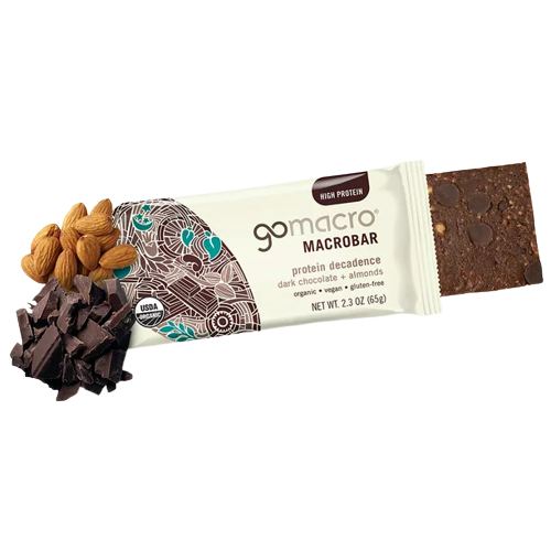 Organic Dark Chocolate + Almond Protein Bars, 4 Ct