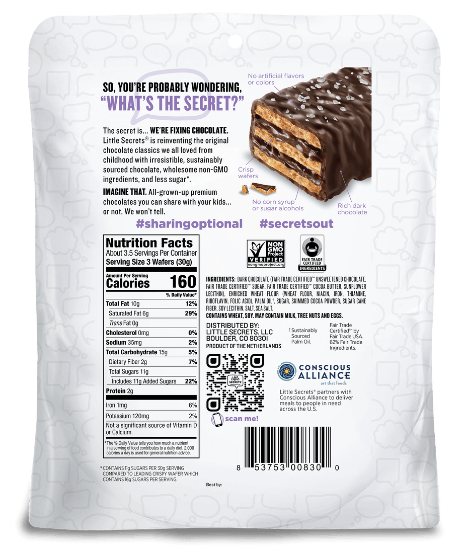 Wafer Drk Choc Sslt
